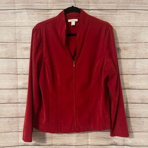 Red Matte Blazer